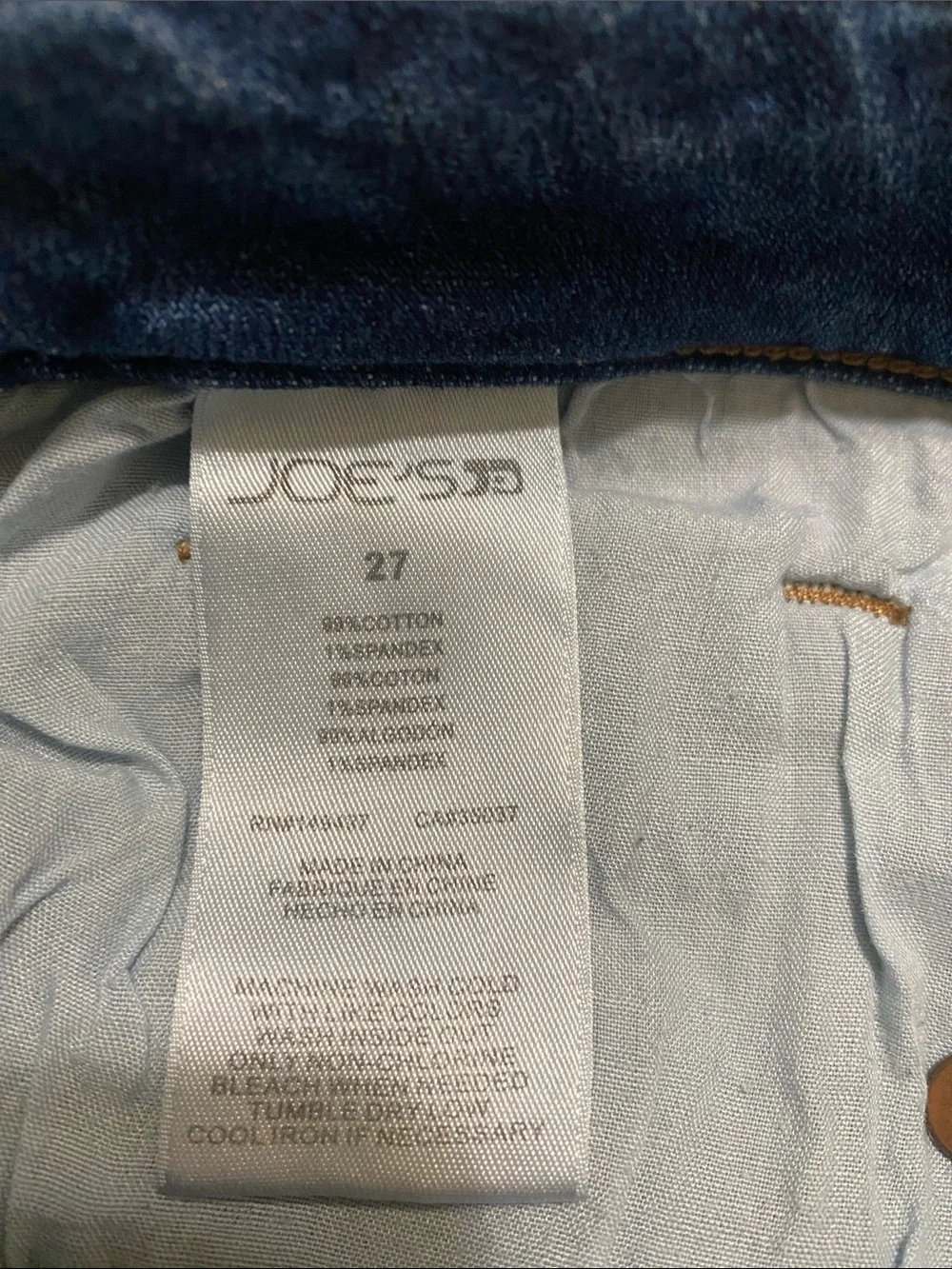 Joe's Jeans Distressed Blue Denim Cutoff Shorts